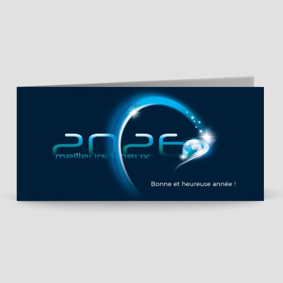 Carte de voeux 2 volets