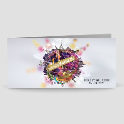 Carte de voeux 2 volets