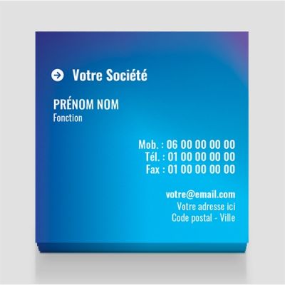Carte de visite carrée