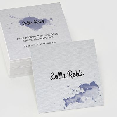 Carte de visite carrée RV