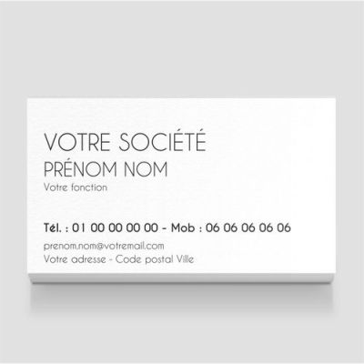 Carte de visite imprimable