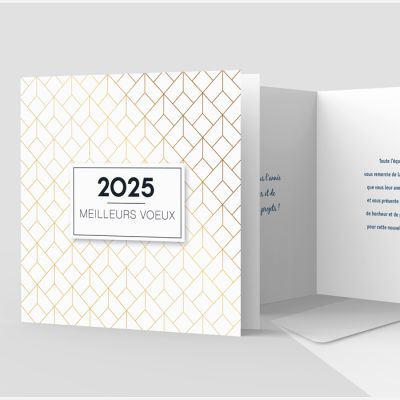 Carte de voeux 2 volets