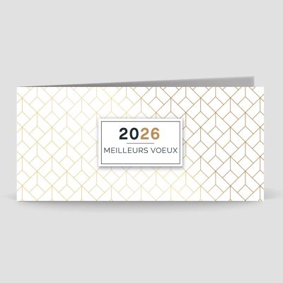 Carte de voeux 2 volets