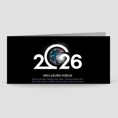 Carte de voeux 2 volets