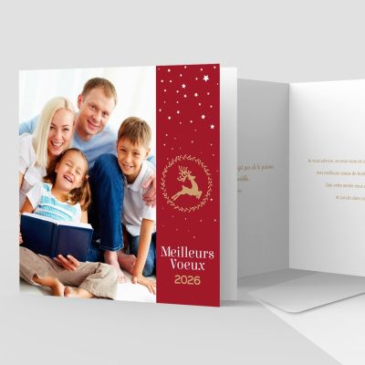 Carte de voeux 2 volets