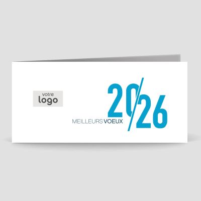 Carte de voeux 2 volets