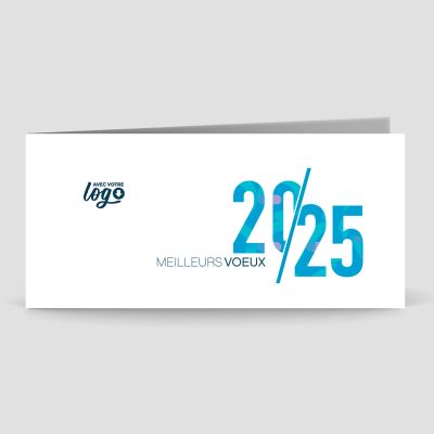 Carte de voeux 2 volets