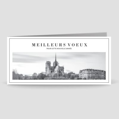 Carte de voeux 2 volets
