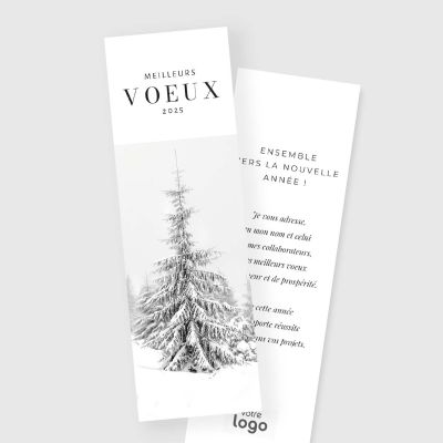 Carte de voeux marque page RV