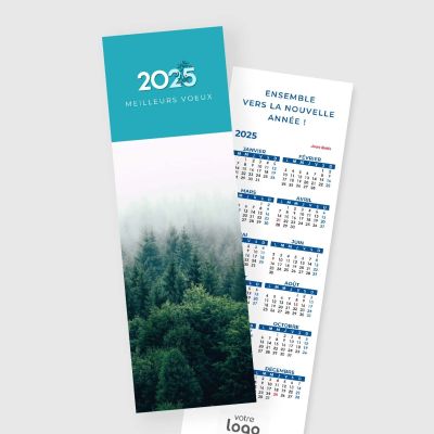 Carte de voeux marque page RV