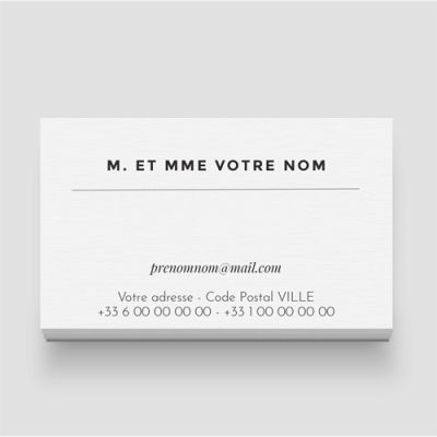 Carte de visite