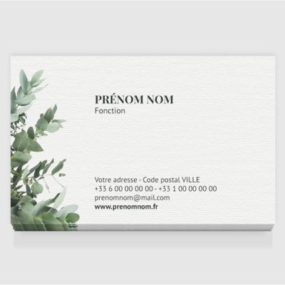 Carte de visite grand format