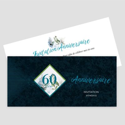 Carton d'invitation recto verso