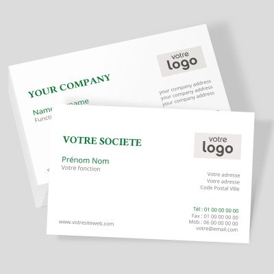 Carte de visite recto-verso