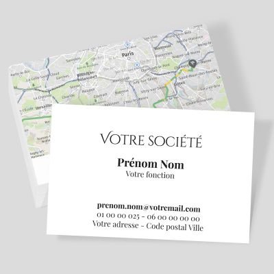 Carte de visite recto-verso