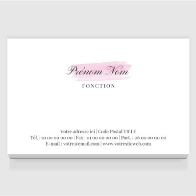 Carte de visite grand format