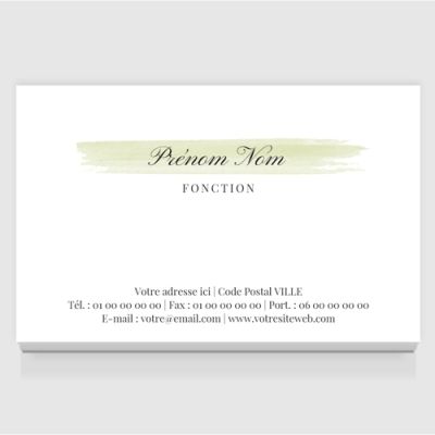Carte de visite grand format
