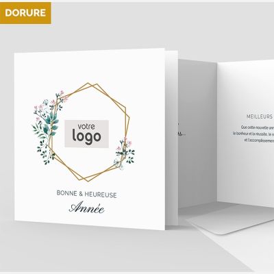Carte de voeux 2 volets