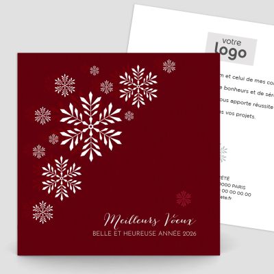 Carte de voeux recto verso