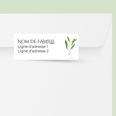 Planches d'étiquettes