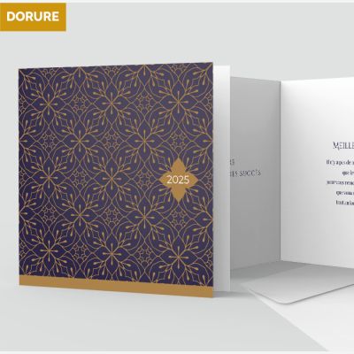 Carte de voeux 2 volets
