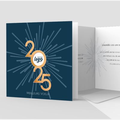 Carte de voeux 2 volets