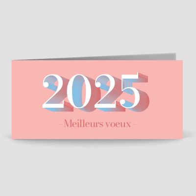Carte de voeux 2 volets