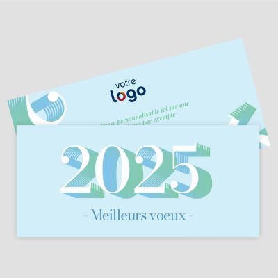 Carte de voeux recto verso