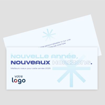 Carte de voeux recto verso