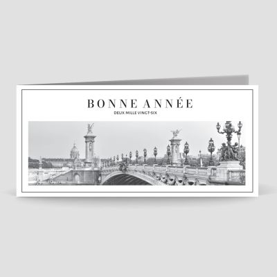 Carte de voeux 2 volets