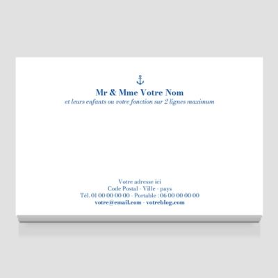 Carte de visite grand format
