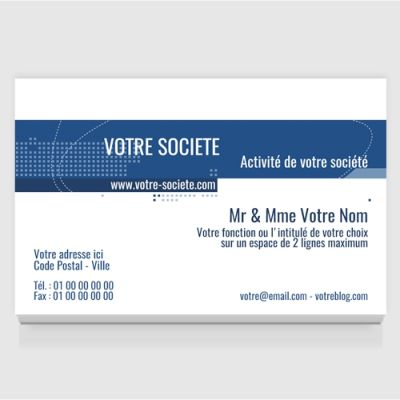 Carte de visite grand format