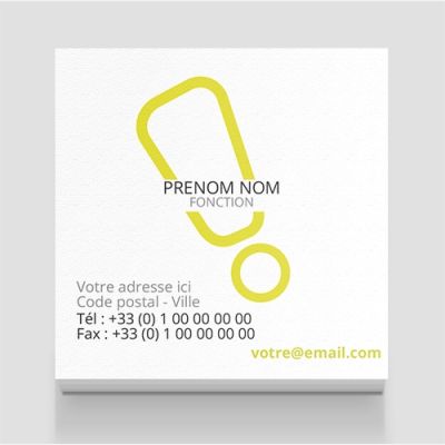 Carte de visite carrée