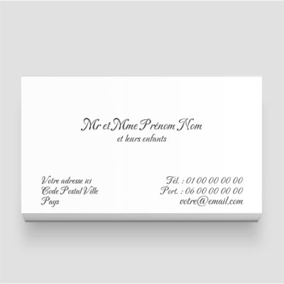 Carte de visite