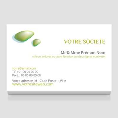 Carte de visite grand format