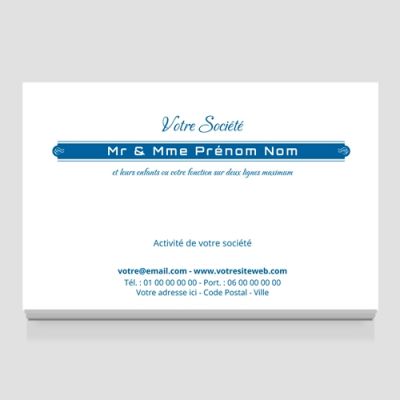 Carte de visite grand format