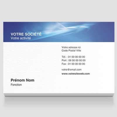 Carte de visite grand format