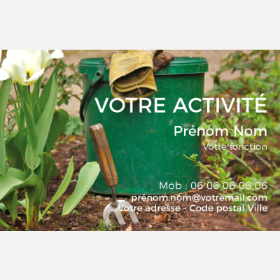 Carte de visite Paysagiste et Fleuriste | WePrint