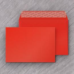 Enveloppe rouge corail