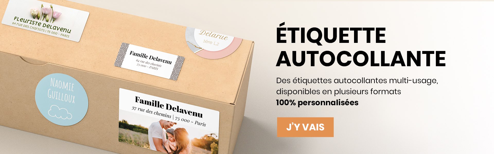 Personnalisez vos étiquettes en quelques clics