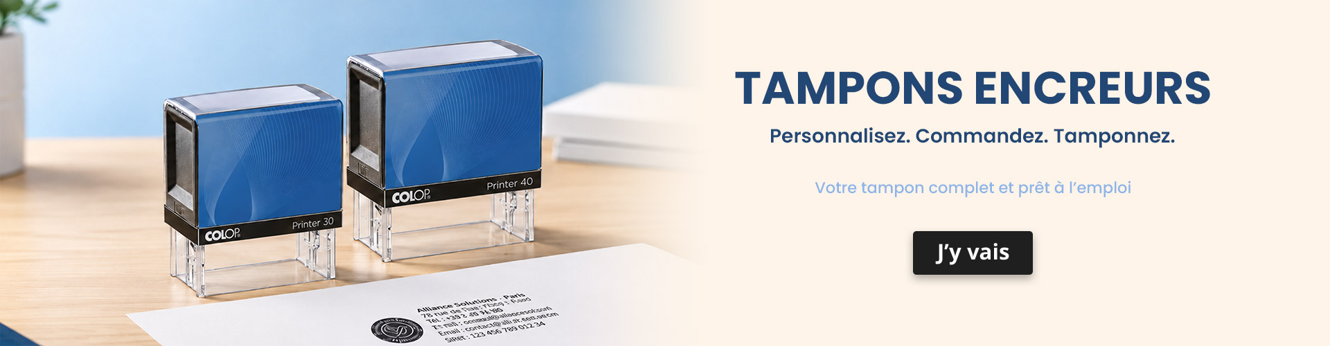Tampons encreurs en 24h