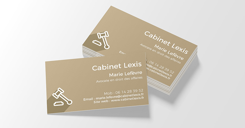 Carte de visite Avocat
