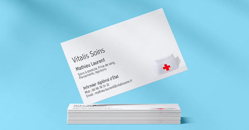 Carte de visite Infirmiere