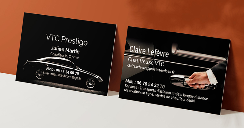 Carte de visite VTC