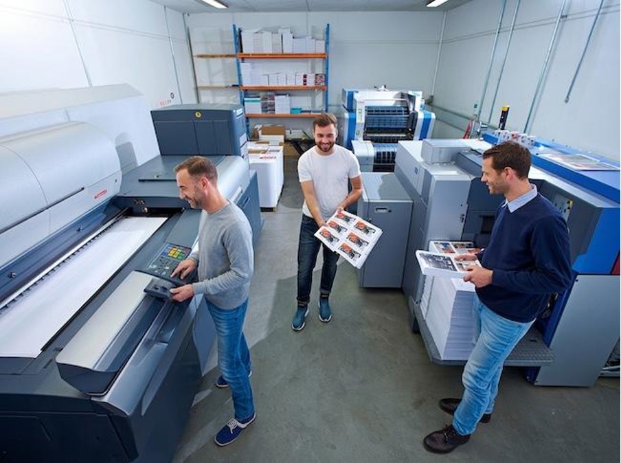 photo d'une imprimerie