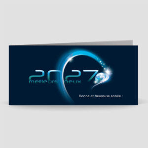 Carte de voeux 2 volets - Ref CX-B10334