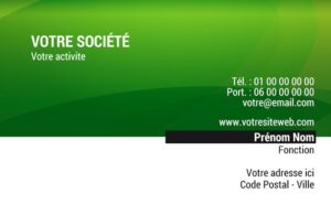 Carte de visite - Ref CV-A11354