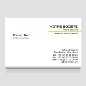 Carte de visite grand format - Ref CV-D11374