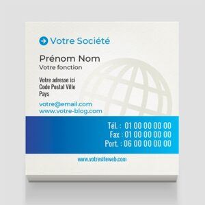 Carte de visite carrée - Ref CV-C11568
