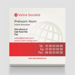 Carte de visite carrée - Ref CV-C11569